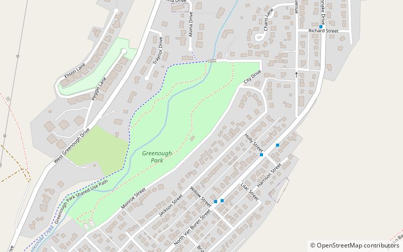 Greenough Park location map