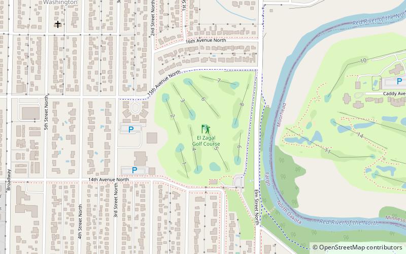El Zagal Golf Course location map