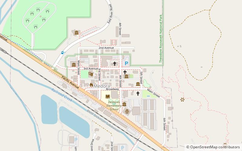 harold schafer heritage center medora location map