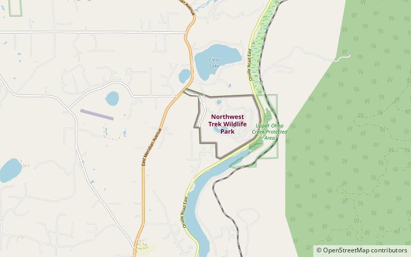 Northwest Trek Wildlife Park location map