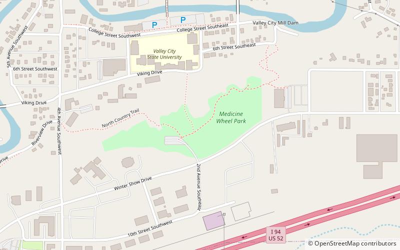 Medicine Wheel Park location map
