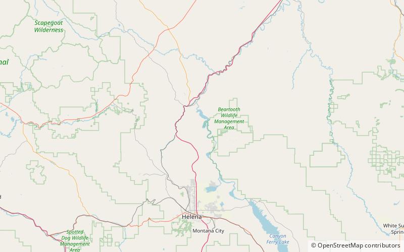 Sleeping Giant Wilderness Study Area location map