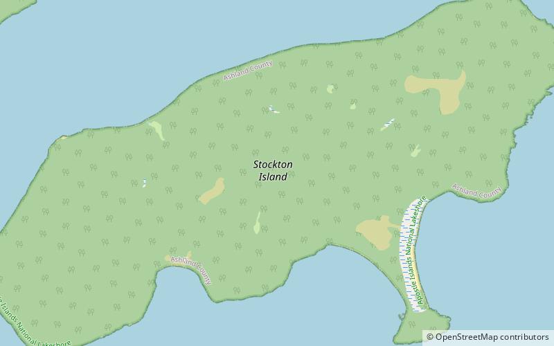 Stockton Island location map