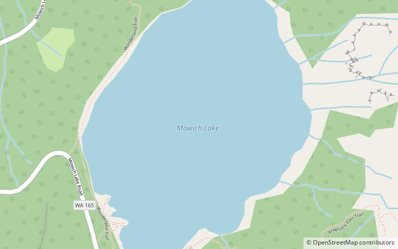 Mowich Lake location map