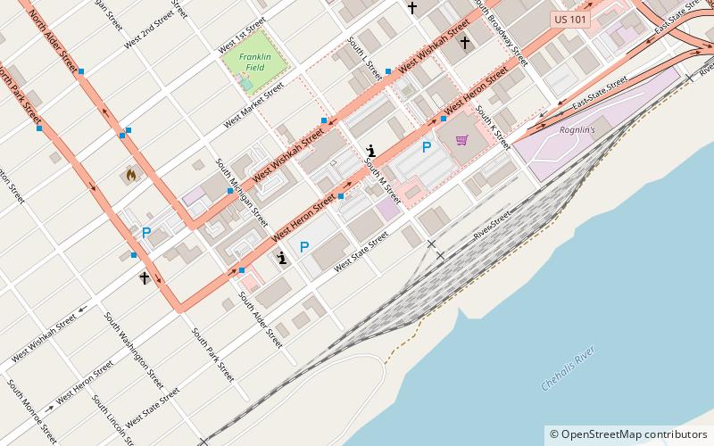 Rainier Lanes location map