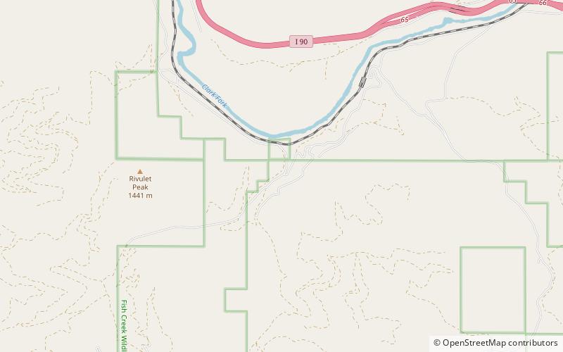 fish creek state park foret nationale de lolo location map