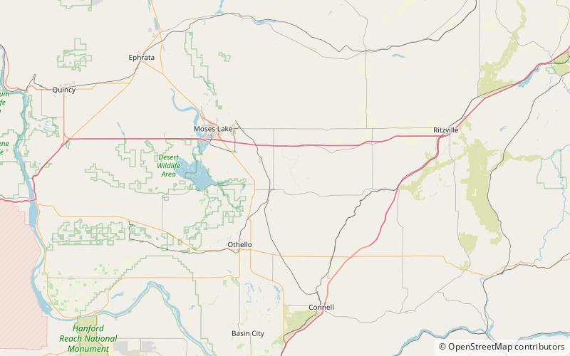 Columbia Plateau location map