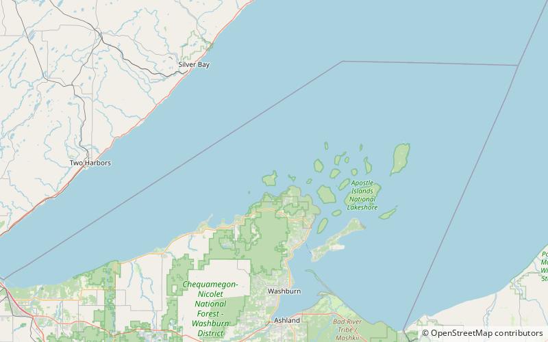 Phare de Sand Island location map