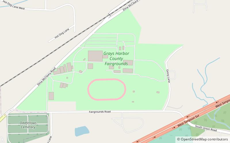 Grays Harbor Fairgrounds location map
