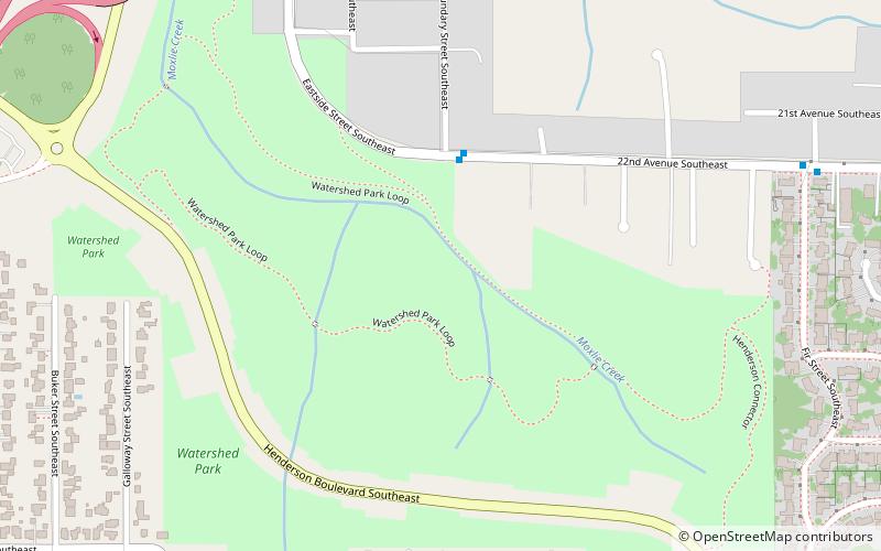 Watershed Park location map