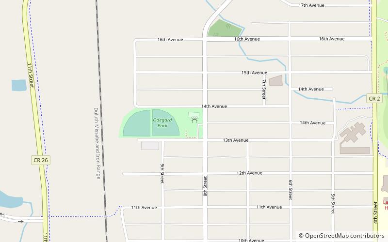 odegard park two harbors location map