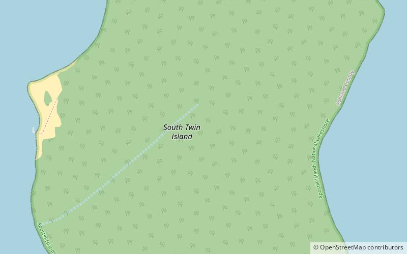 South Twin Island location map