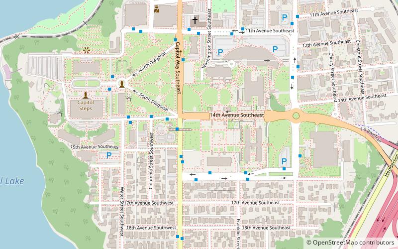 Korean War Memorial location map