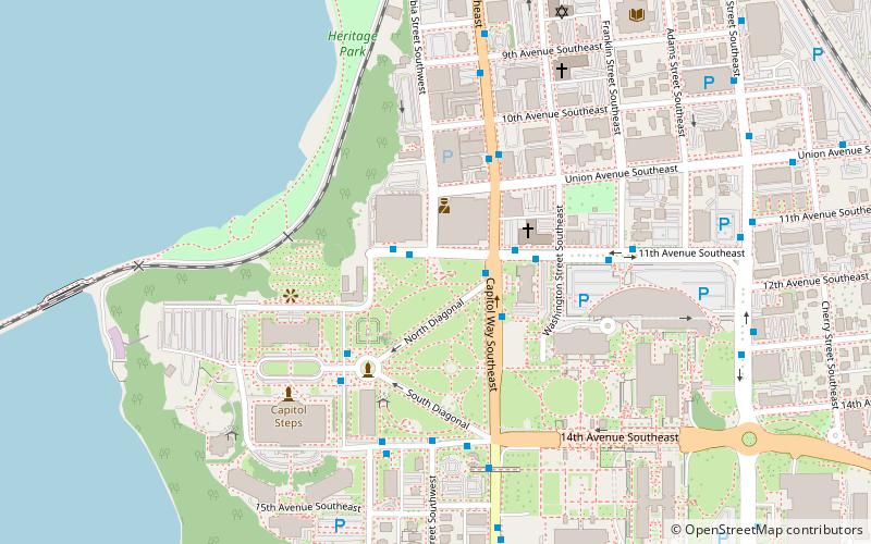 world war ii memorial olympia location map