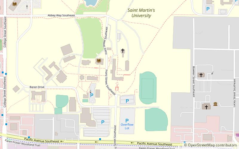 Saint Martin's University location map