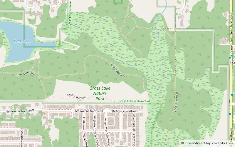 Grass Lake Nature Park location map
