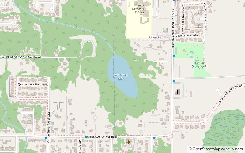 setchfield lake olympia location map