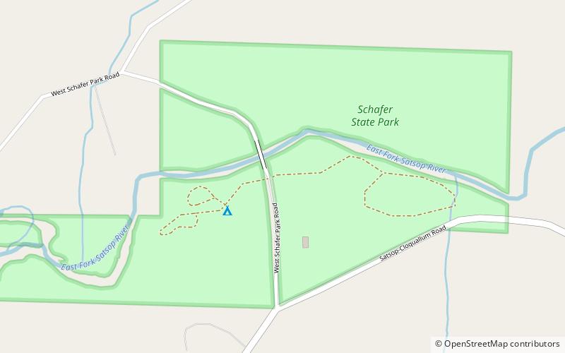Schafer State Park location map
