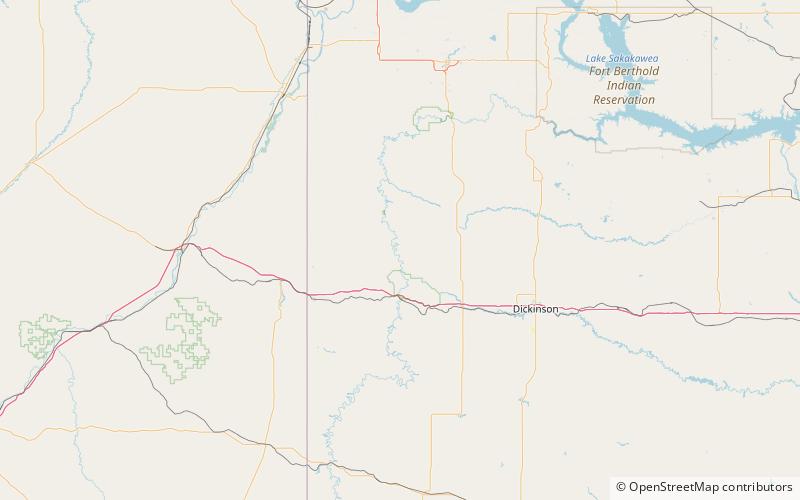 Little Missouri National Grasslands location map