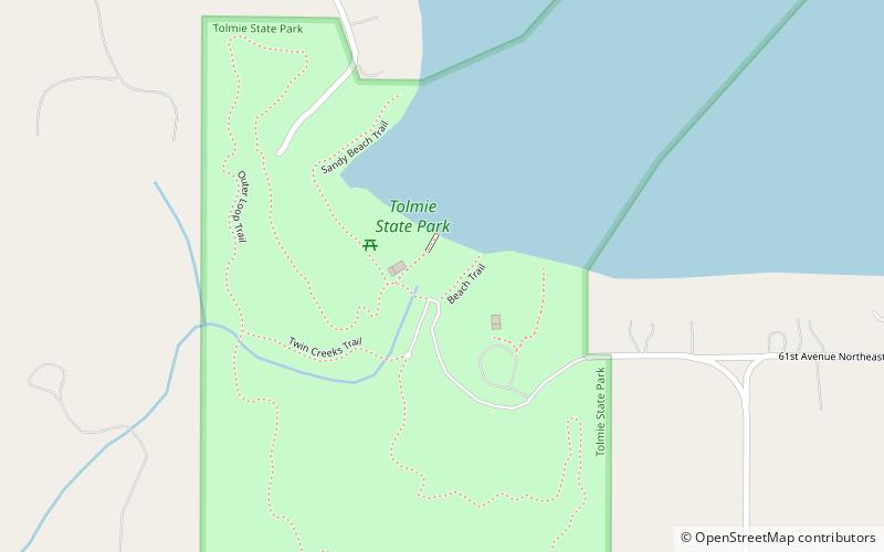 Tolmie State Park location map