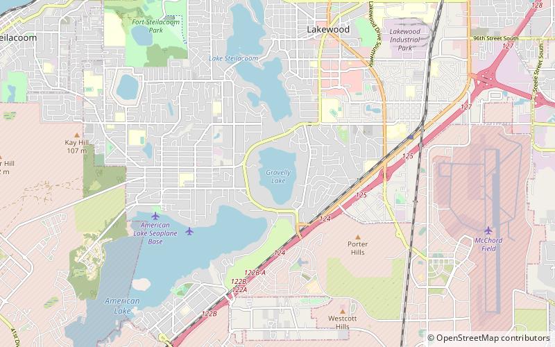 gravelly lake lakewood location map