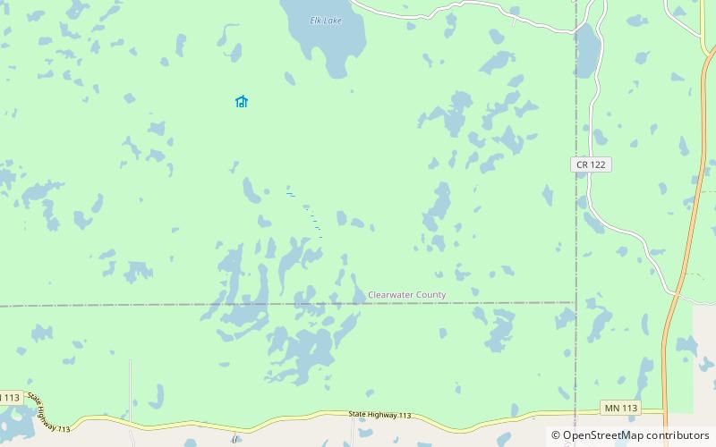 radisson lake itasca state park location map