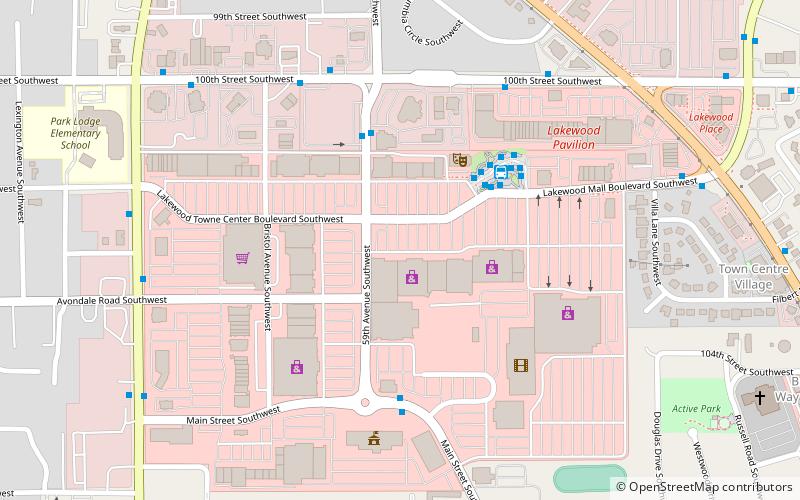 Lakewood Towne Center location map