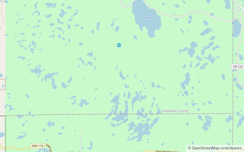 Whipple Lake location map
