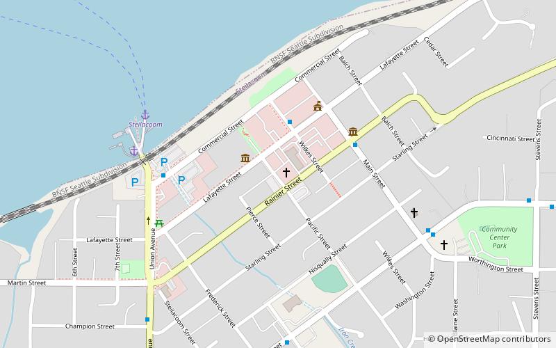 Steilacoom Community Church location map