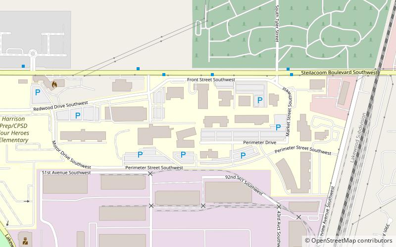 Clover Park Technical College location map