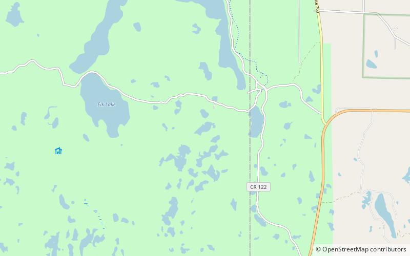 allen lake itasca state park location map