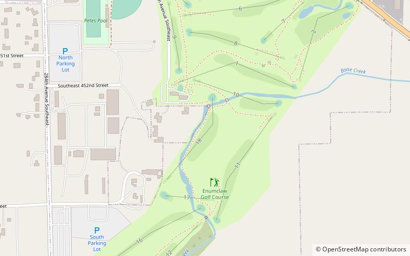 Enumclaw Golf Course Cafe location map