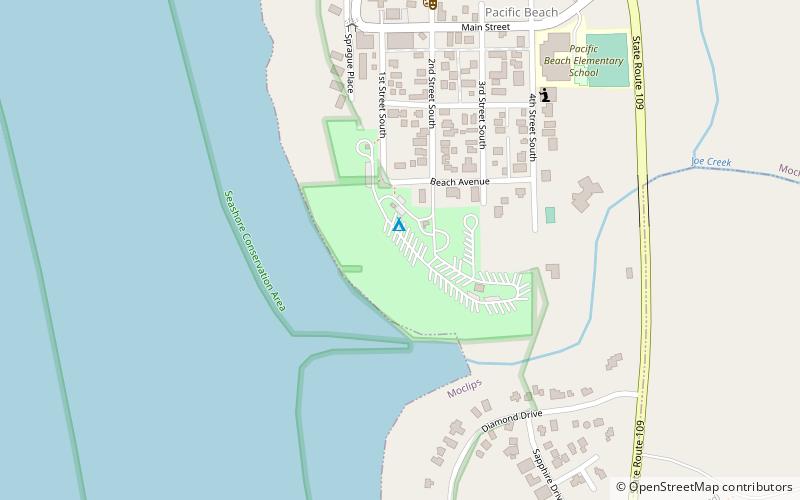 Park Stanowy Pacific Beach location map