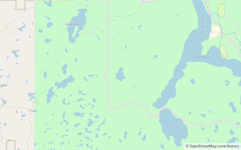 bohall lake itasca state park location map