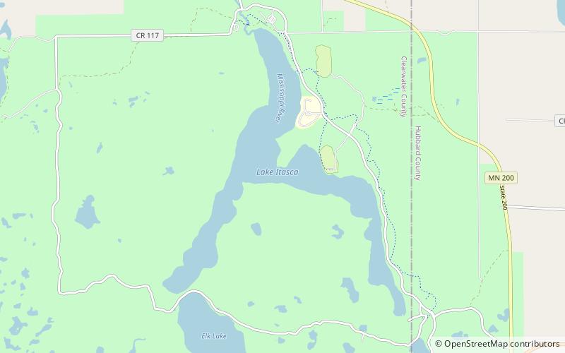 Jezioro Itasca location map