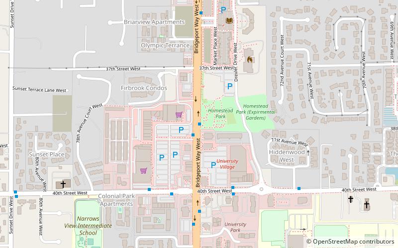 University Place location map