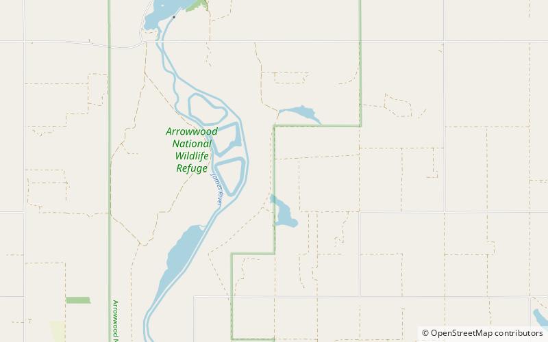 Arrowwood National Wildlife Refuge location map
