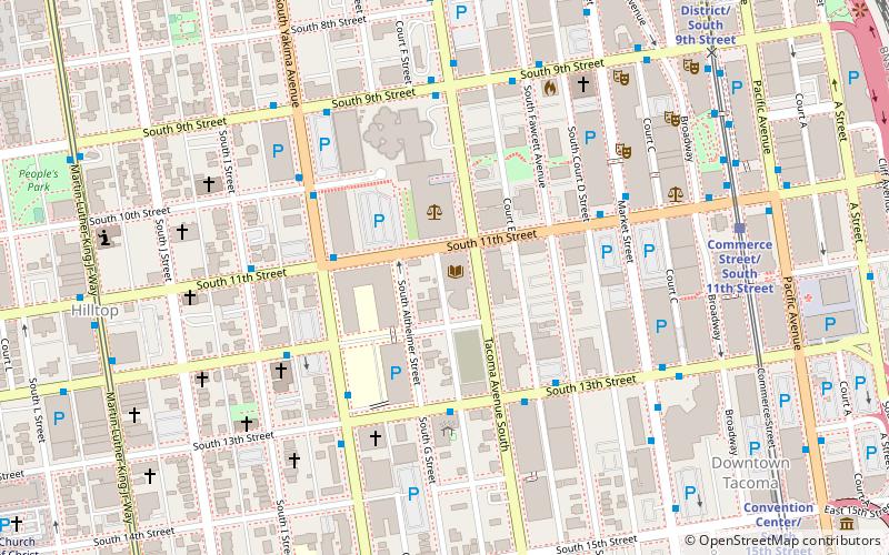 Tacoma Public Library location map