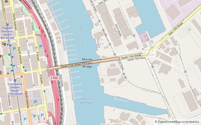 Murray Morgan Bridge location map