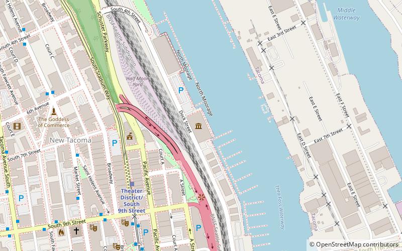 Foss Waterway Seaport location map