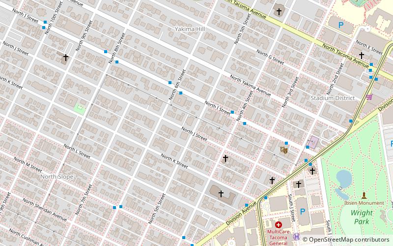 Stadium District location map