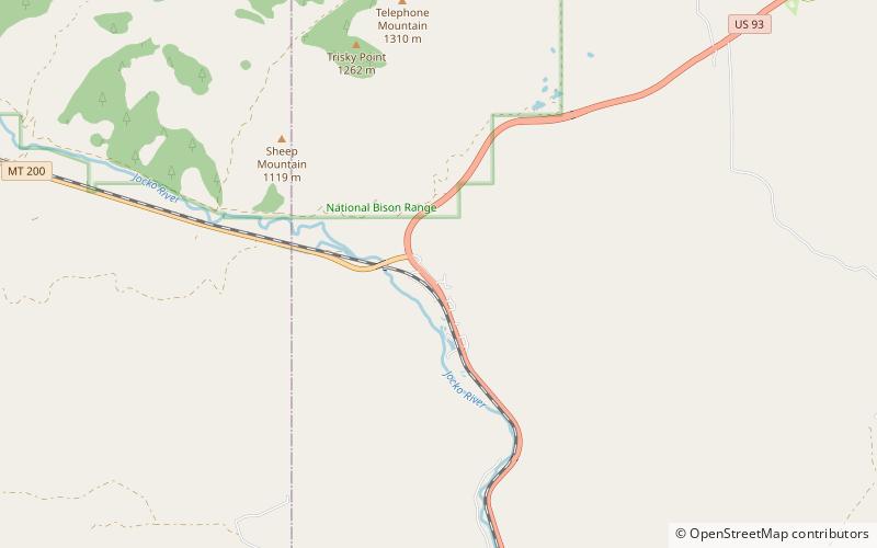 Ravalli location map