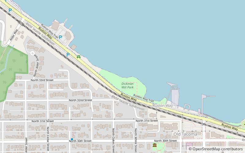 North 23rd Street Bridge location map