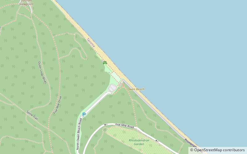 owen beach tacoma location map