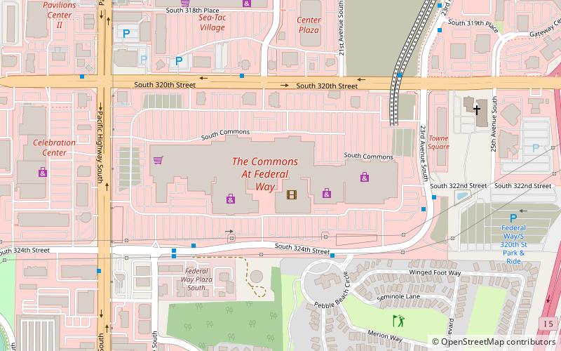 The Commons at Federal Way location map