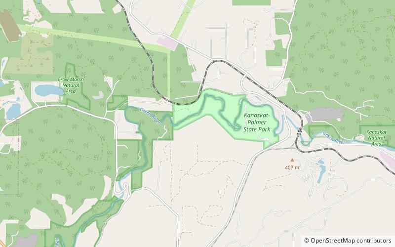 Kanaskat-Palmer State Park location map