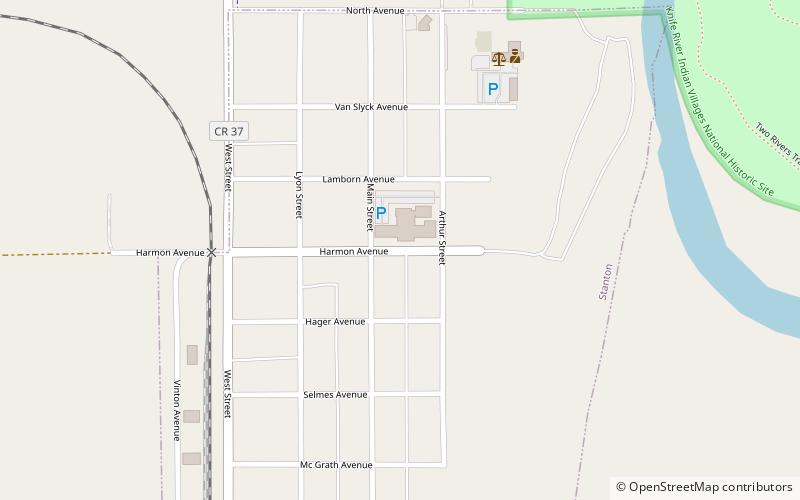 Stanton location map