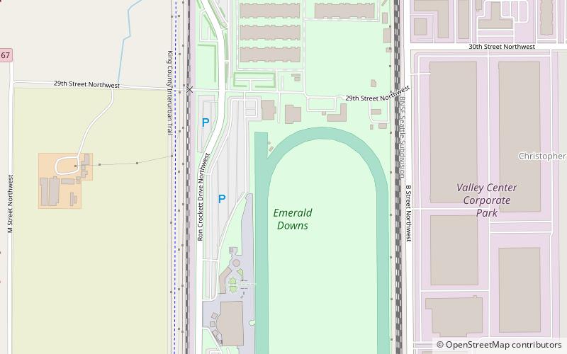 Emerald Downs location map