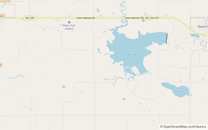 Lake Ilo National Wildlife Refuge location map