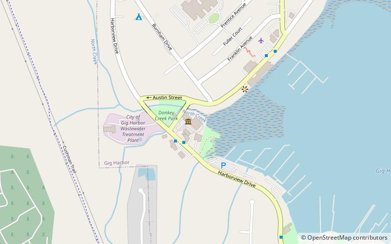 Harbor History Museum location map